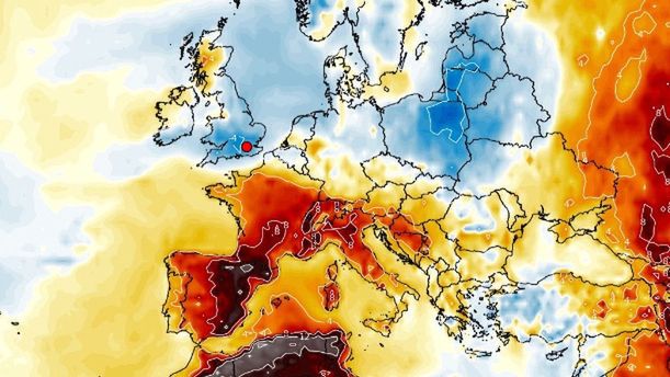 Na południu Europy nawet 35 stopni po majówce (fot. Wxcharts)