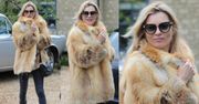 Kate Moss w wielkim futrze! (ZDJĘCIA)