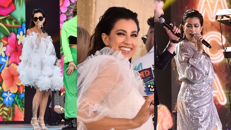 Maja Hyży na scenie Wakacyjnej Trasy Dwójki