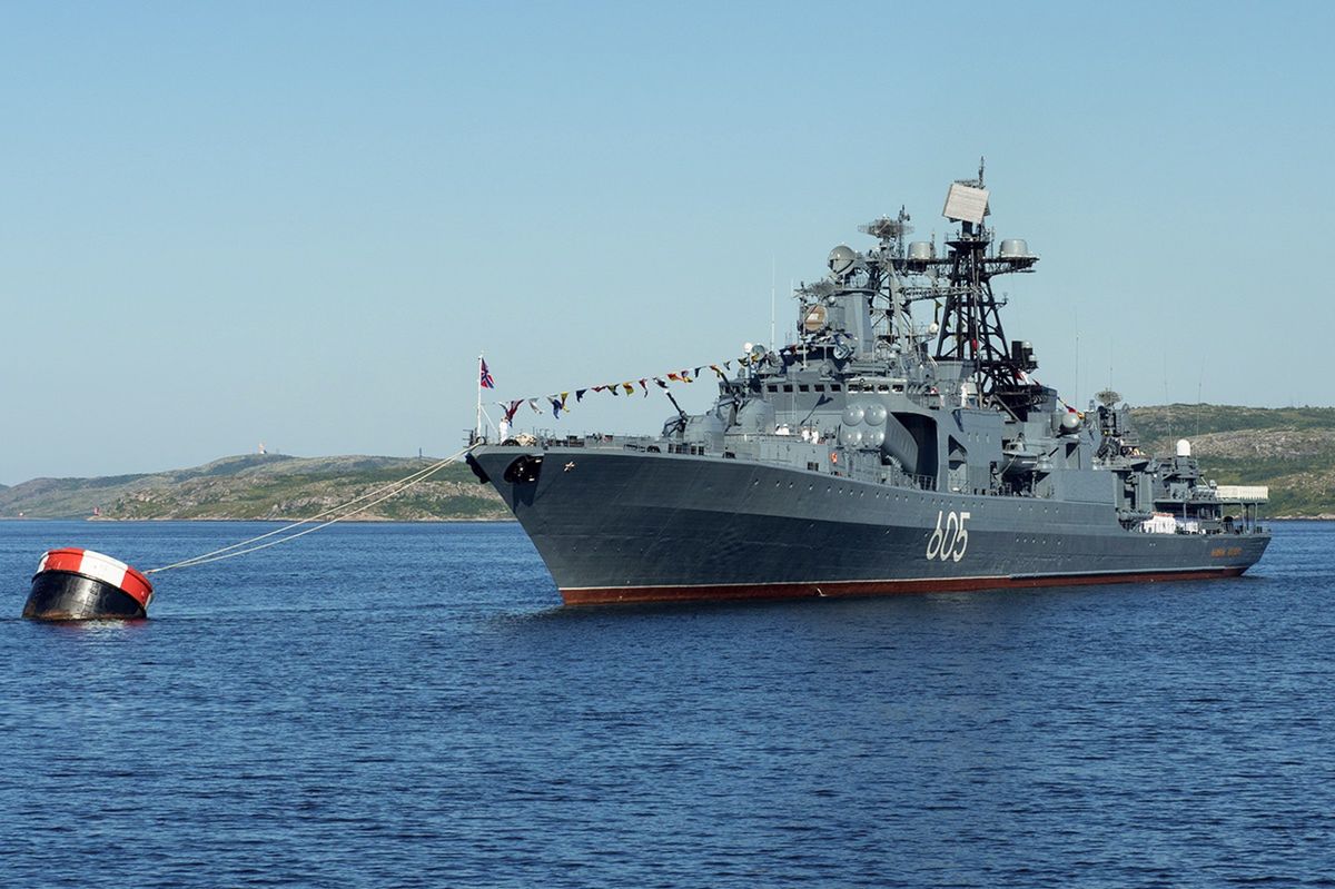Rosyjski okręt "Admirał Lewczenko" w ogniu. Prawda o jego stanie to cios dla Rosji