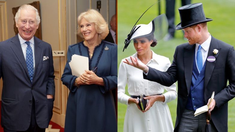 Dzieci Harry'ego i Meghan NIE BĘDĄ MOGŁY wziąć udziału w koronacji króla Karola, ale pociechy Kate i Williama już tak. Będzie afera?