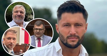 Bogobojny Piotr Mróz uwielbiany przez prawicowych polityków. Znalazł w nich poparcie