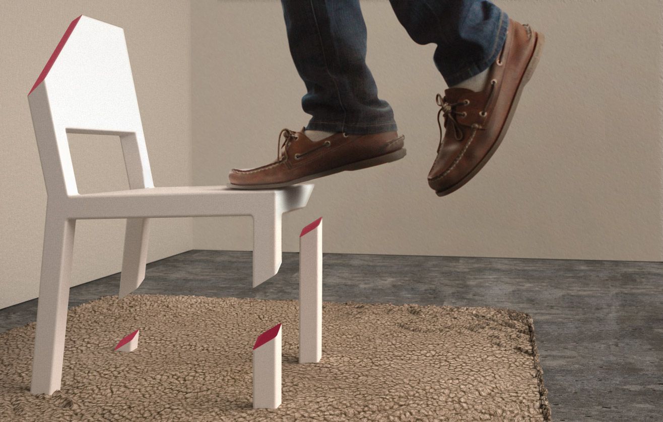 Cut Chair - jak to możliwe, że stoi? 3