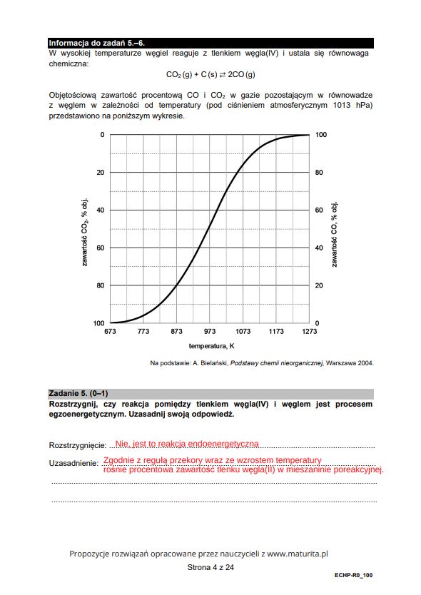 Propozycje rozwiązań opracowane przez nauczycieli z www.maturita.pl