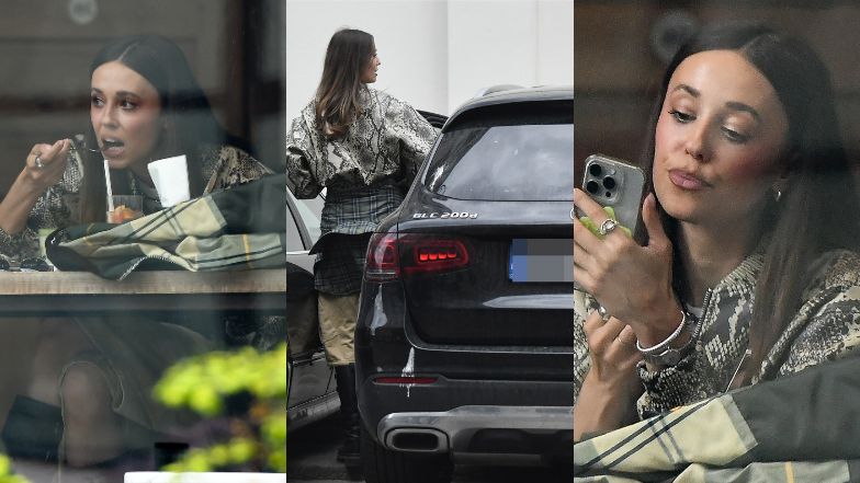 Izabella Krzan przyłapana na mieście 
