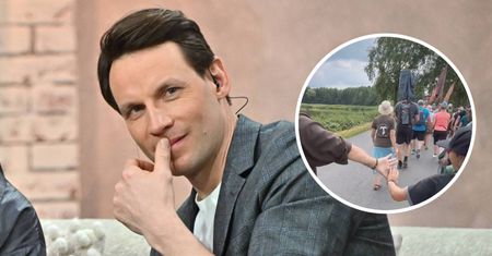 Tomasz Wolny niedawno stracił pracę w TVP. Dziś zupełnie się tym nie przejmuje krocząc na Jasną Górę