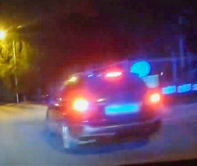 Sceny jak z filmu akcji w Zielonej Górze. Nagrali finał policyjnego pościgu