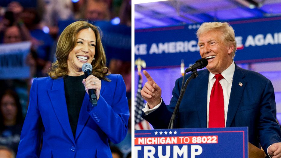 Kamala Harris i Donald Trump, kandydaci na prezydenta USA