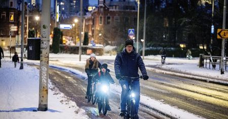 Zima w Holandii. Zasypane drogi, wstrzymane pociągi i setki lotów