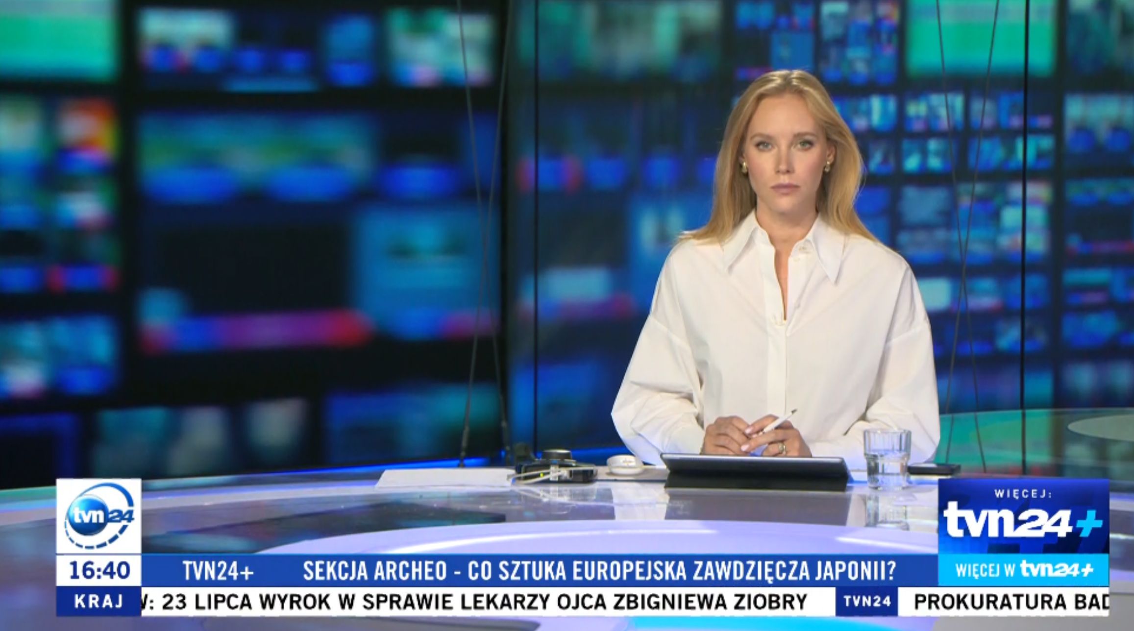 Magda Łucyan w TVN24