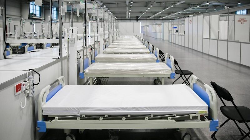 Szpital tymczasowy w Targach Lublin | fot. Katarzyna Link, LUW
