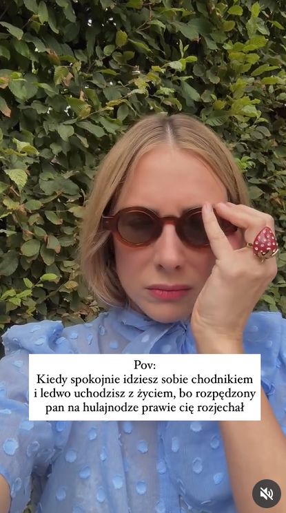 Natalia Klimas cudem uniknęła wypadku