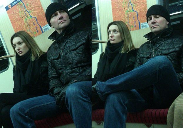 Ibisz w metrze z dziewczyną! (ZDJĘCIA)