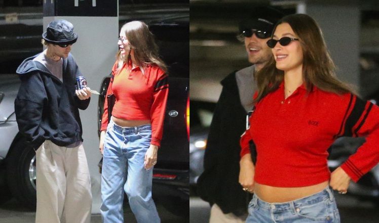 Justin i Hailey Bieberowie "przyłapani" przez fotoreportera