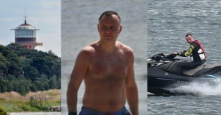 Kort tenisowy, kryty basen z jacuzzi i prywatna plaża. Co jeszcze skrywa REZYDENCJA PREZYDENTA w Juracie? (FOTO)