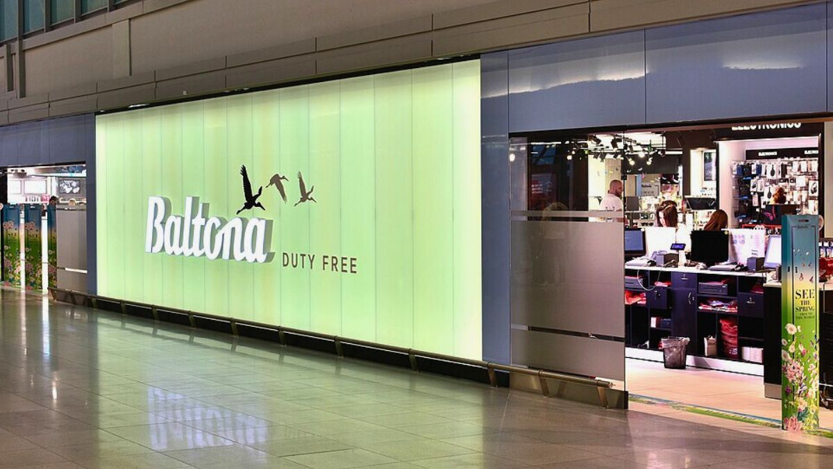 Sklep Baltony na lotnisku
