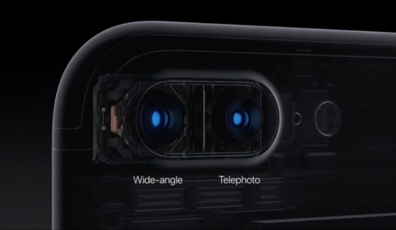 iPhone 7 Plus miał podwójny aparat z teleobiektywem