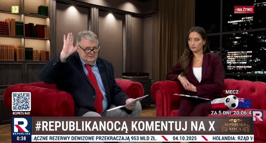 Jedyny taki program w telewizji. Ilu widzów ogląda "Republikę nocą"?