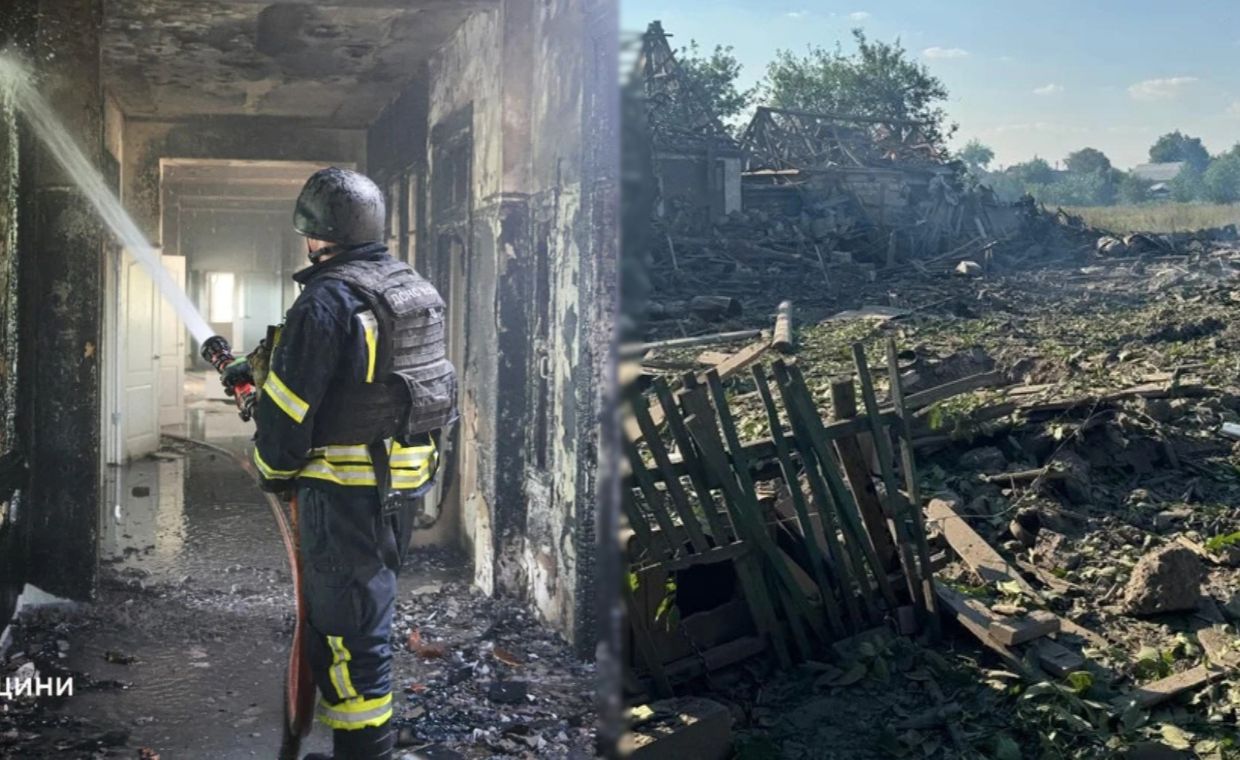 Nocny terror w Ukrainie: ataki na szpitale i domy 2‑3 lipca