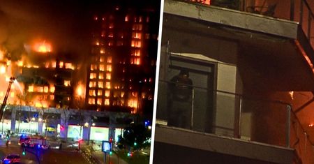 Kule ognia w Walencji. Ludzie z balkonów błagali o pomoc