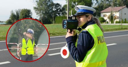"Zaatakował" policjantkę na służbie. Nagranie hitem internetu