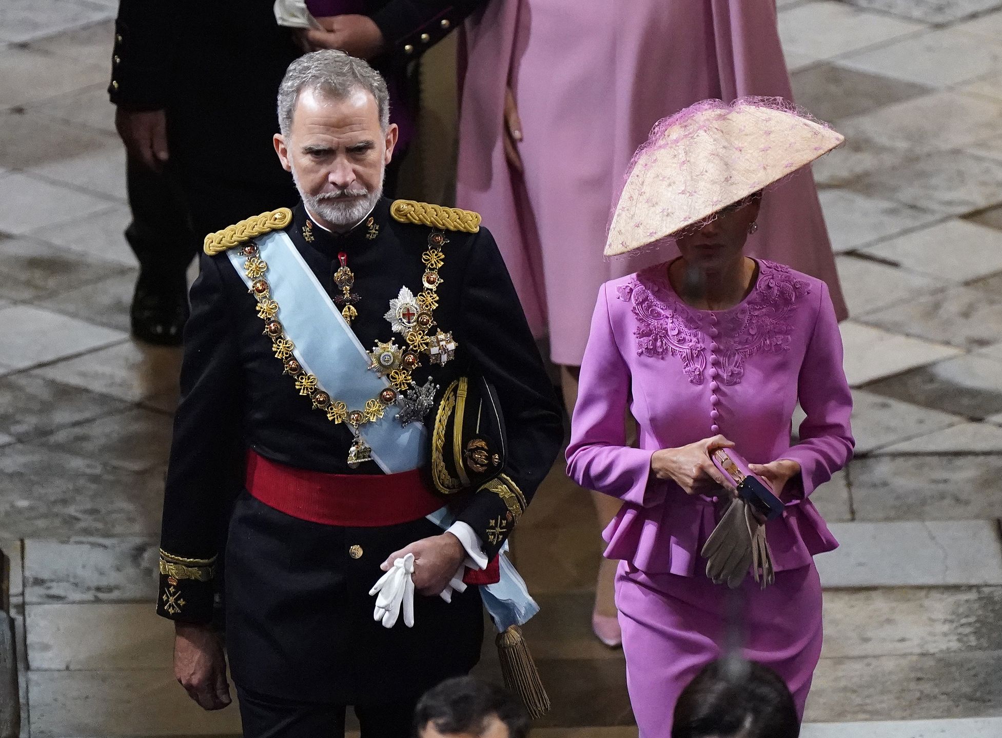 Królowa Letizia na koronacji króla Karola III