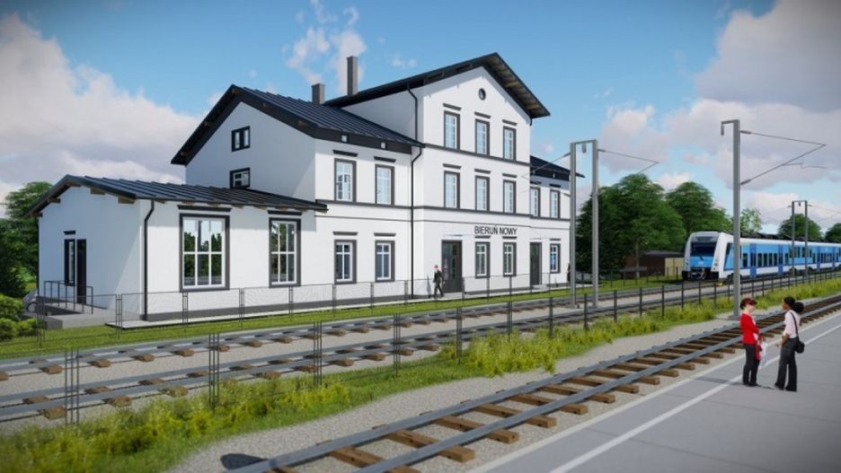 Rozpoczęły się prace związane z przebudową budynku starego dworca kolejowego w Bieruniu Nowym.