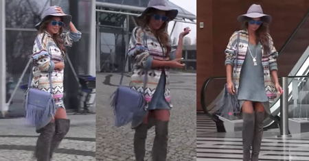 Górniak do paparazzi: "Mogę coś powiedzieć do kamery. To na Pudla? To pozdrawiam!"