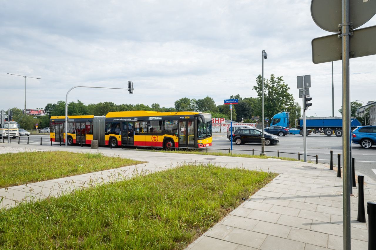 fot. Zarząd Dróg Miejskich, ulica Modlińska