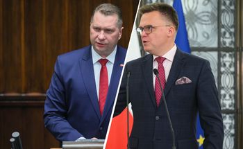 Czarnek pytany o upadek rządu. Zaczął mówić o Hołowni