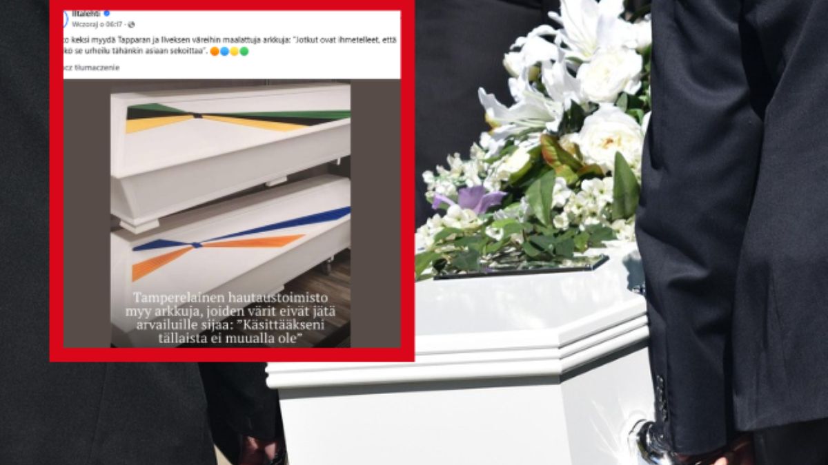 Niezwykłe trumny w fińskim zakładzie pogrzebowym