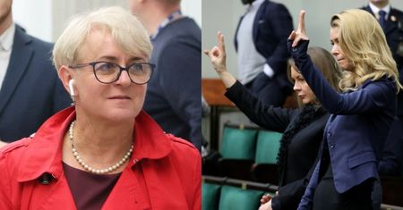 Joanna Kluzik-Rostkowska kąśliwie o Romie Wąsik i Barbarze Kamińskiej: "W więzieniach siedzi jakieś 68 tys. mężów różnych żon"