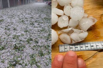 6 cm lodu spadło z nieba. To nie był zwykły grad na Śląsku