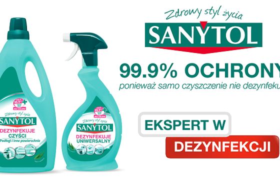 Sanytol reklamuje środki do czyszczenia i dezynfekcji (wideo)