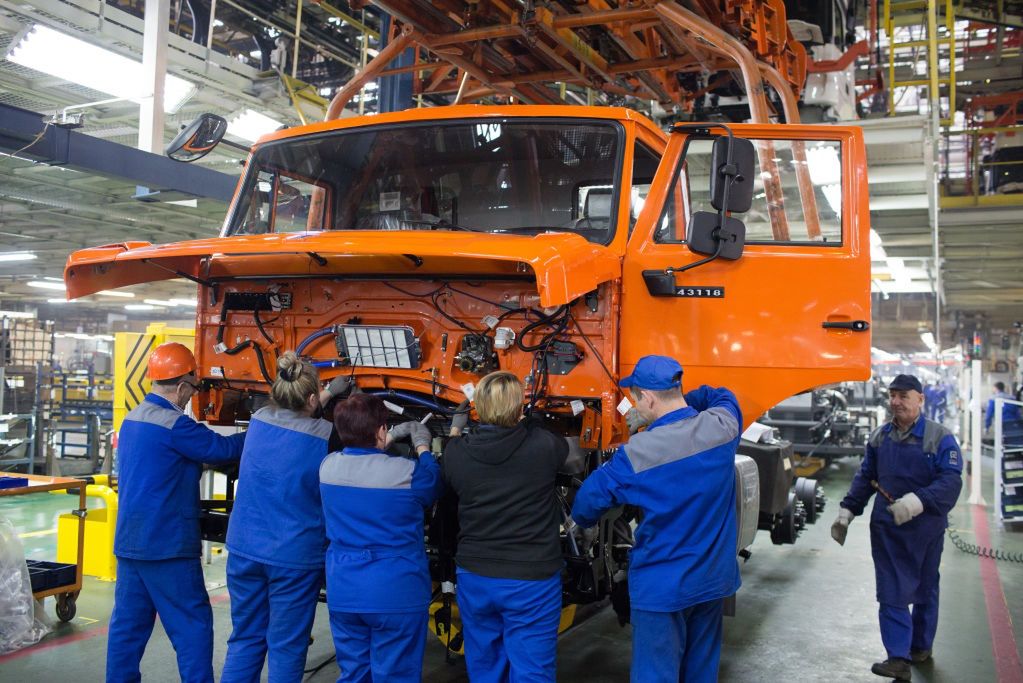 Russia opens a Kamaz car factory in Senegal.