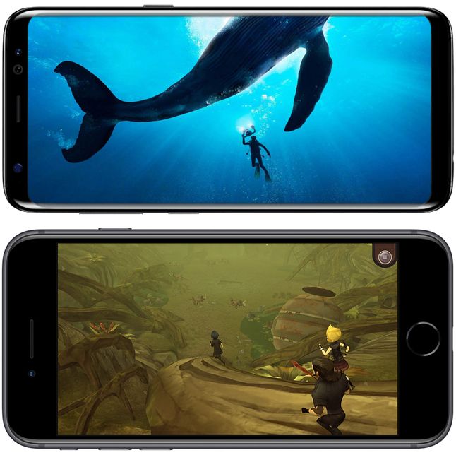 Galaxy S8 i iPhone'a 8 dzieli wizualna przepaść
