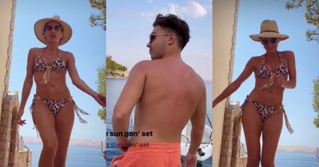Justyna Steczkowska w bikini pląsa na wakacjach z synem, chwaląc się OSZAŁAMIAJĄCĄ figurą: "Kocham swoje 50 LAT" (FOTO)