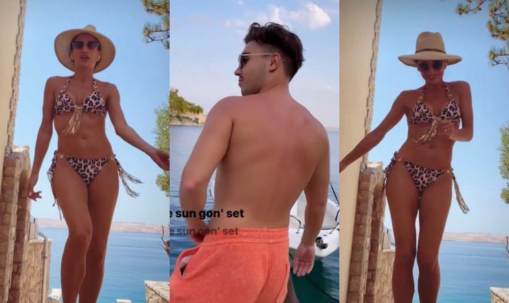 Justyna Steczkowska w bikini pląsa na wakacjach z synem