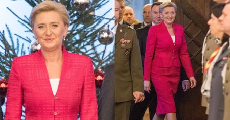 Odmieniona Agata Duda towarzyszy mężowi na żołnierskiej Wigilii (ZDJĘCIA)