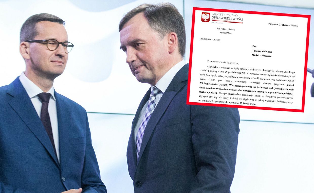 Mateusz Morawiecki i Zbigniew Ziobro (Fot. Andrzej Iwanczuk/REPORTER) 