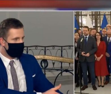 Dziennikarz TVP Info odleciał na wizji. "Banda szaleńców przejęła władzę w PO"