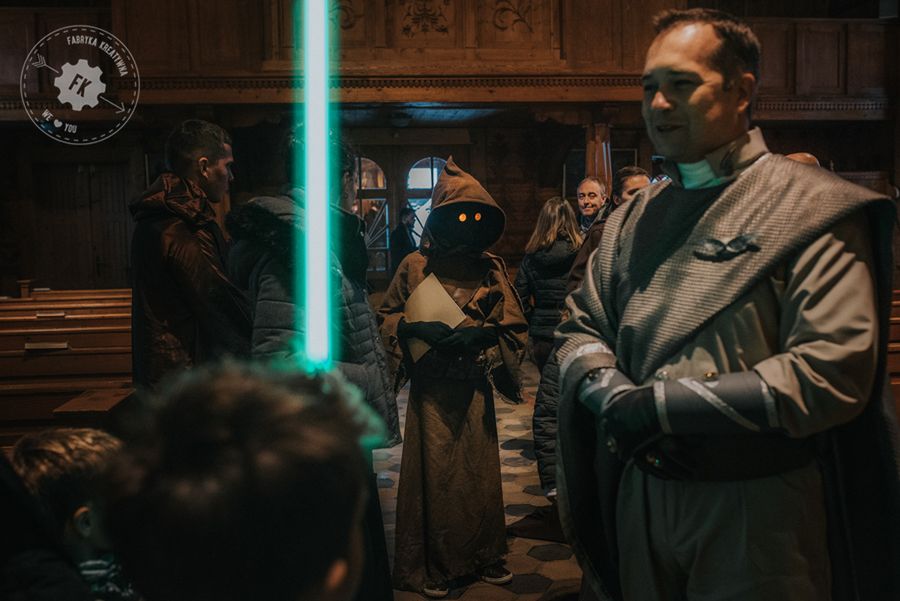 Dawno, dawno temu w odległej galaktyce... odbył się ślub - zdjęcia z ceremonii w klimacie Star Wars 12