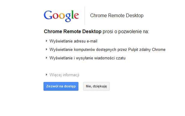 Chrome Remote Desktop