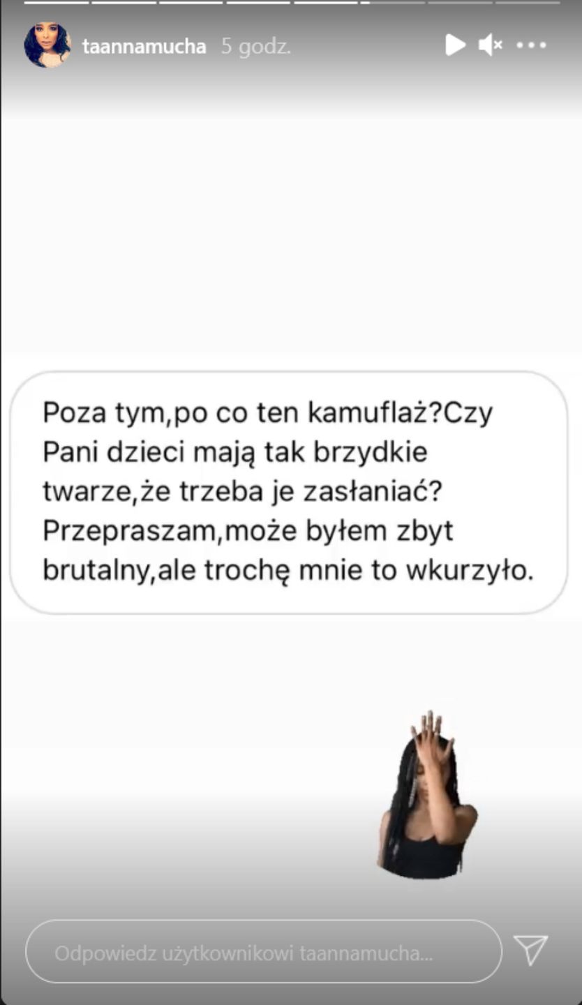 Anna Mucha zdradza, dlaczego zasłania twarze swoich dzieci