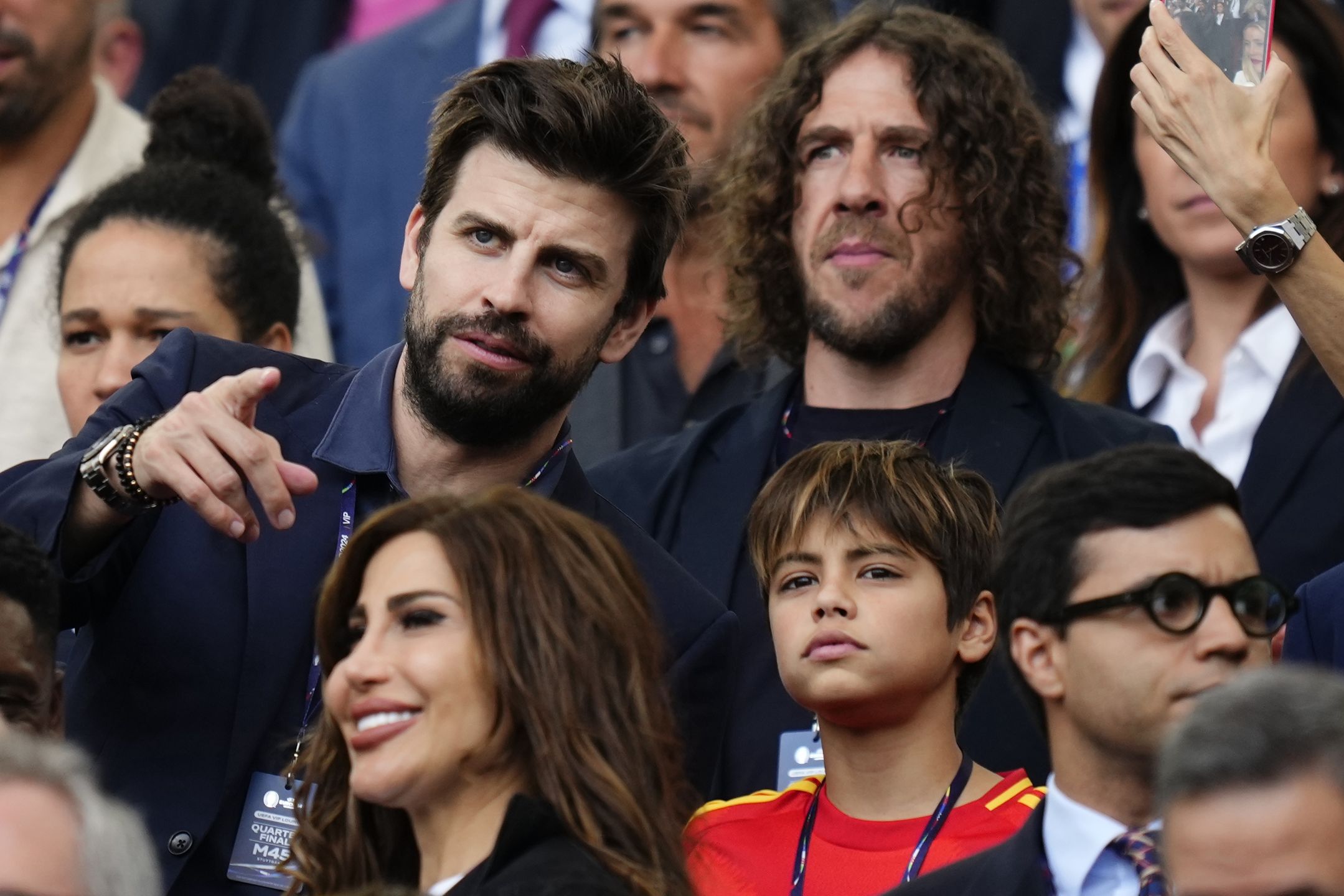 Gerard Pique zabrał syna na mecz Reprezentacji Hiszpanii