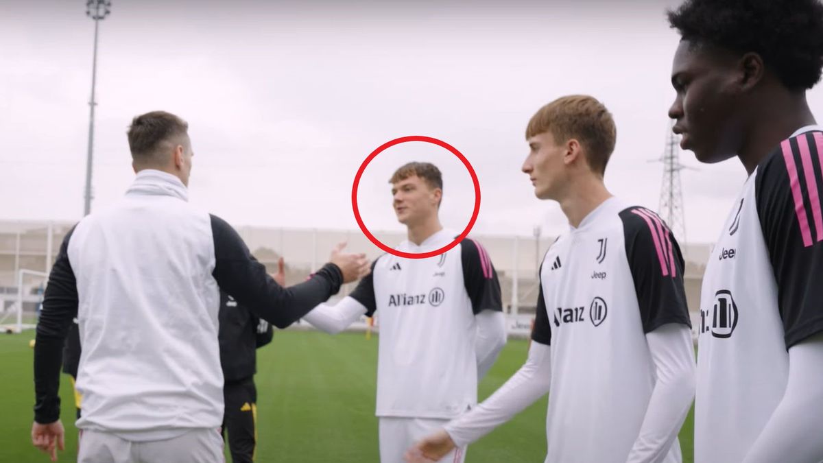 Arkadiusz Milik spotkał Patryka Mazura na treningu Juventusu