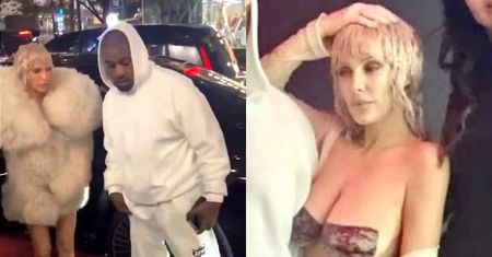 Bianca Censori w mikroskopijnym staniku i majtkach bawi się u boku Kanye Westa i znajomych. Chciała upodobnić się do Marilyn Monroe
