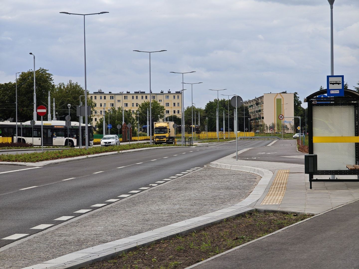 Przebudowany odcinek Szosy Okrężnej w Toruniu