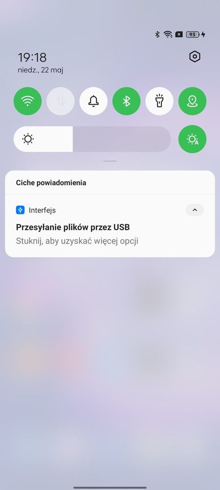 Menu podręczne powiadomienia