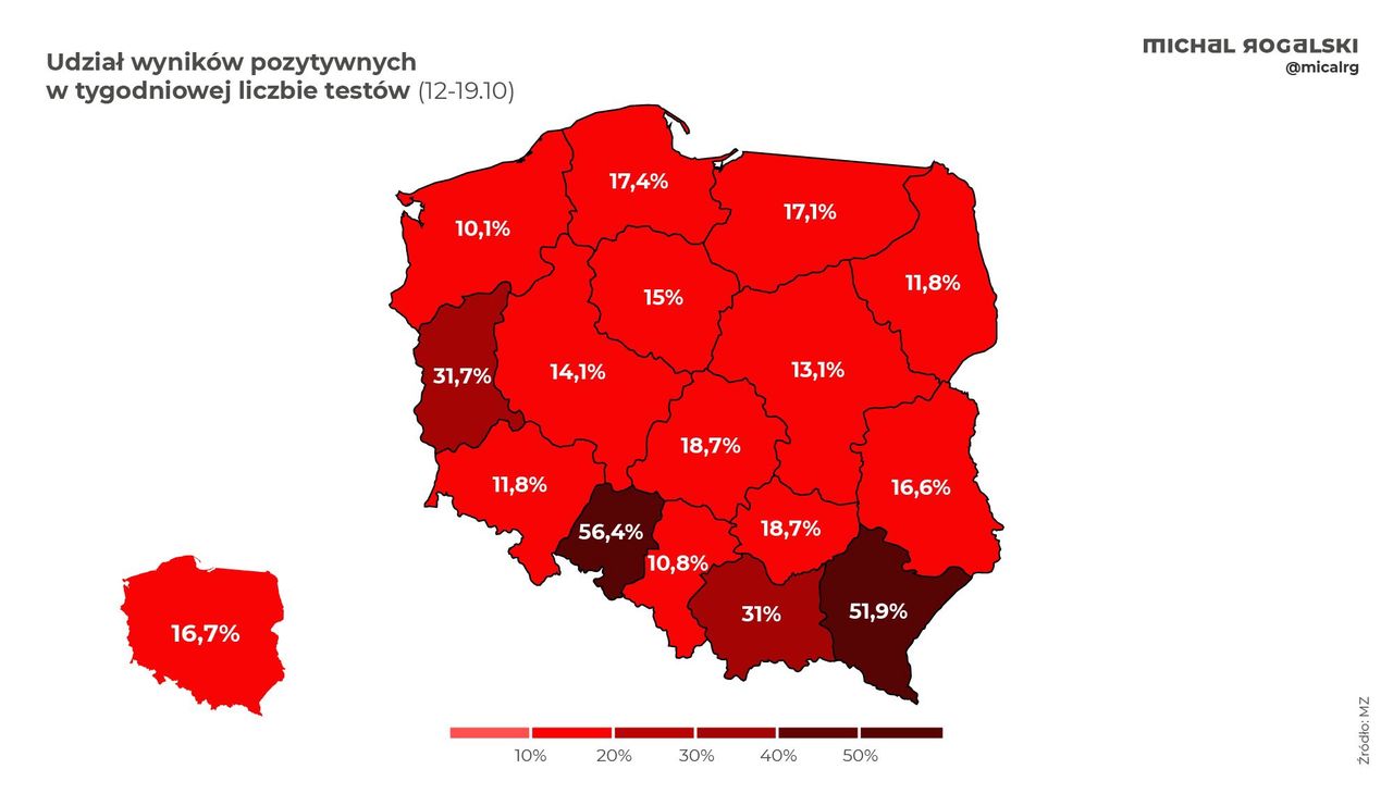 Koronawirus w Polsce. Gdzie testy wychwytują najwięcej chorych?